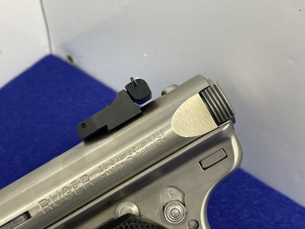 2014 Ruger Mark III Target .22LR 5.5" Stainless *RELIABLE TARGET RIMFIRE*-img-6