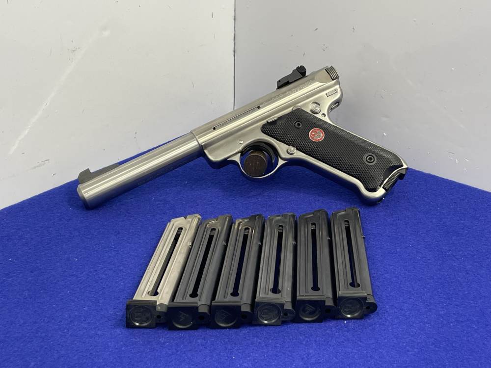 2014 Ruger Mark III Target .22LR 5.5" Stainless *RELIABLE TARGET RIMFIRE*-img-42