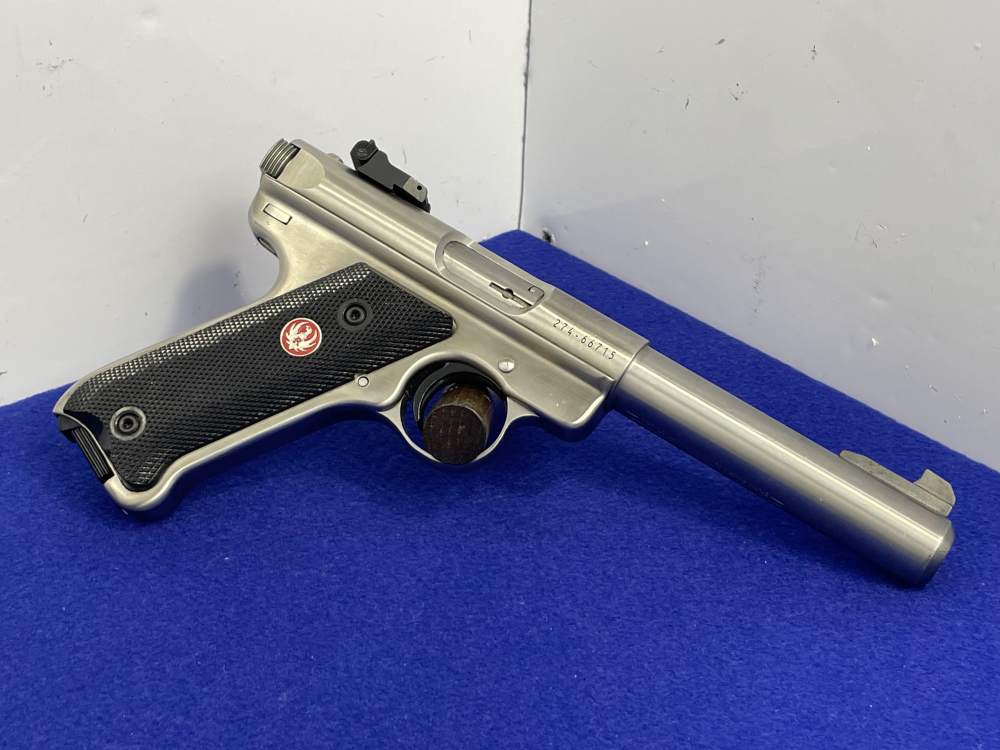 2014 Ruger Mark III Target .22LR 5.5" Stainless *RELIABLE TARGET RIMFIRE*-img-12