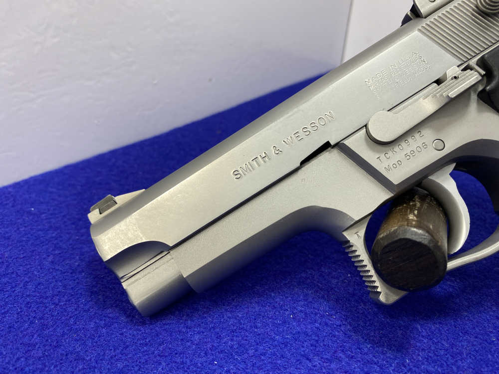 Smith Wesson Model 5906 9mm 4" *SQUARED CHECKERED TRIGGER GUARD*-img-9