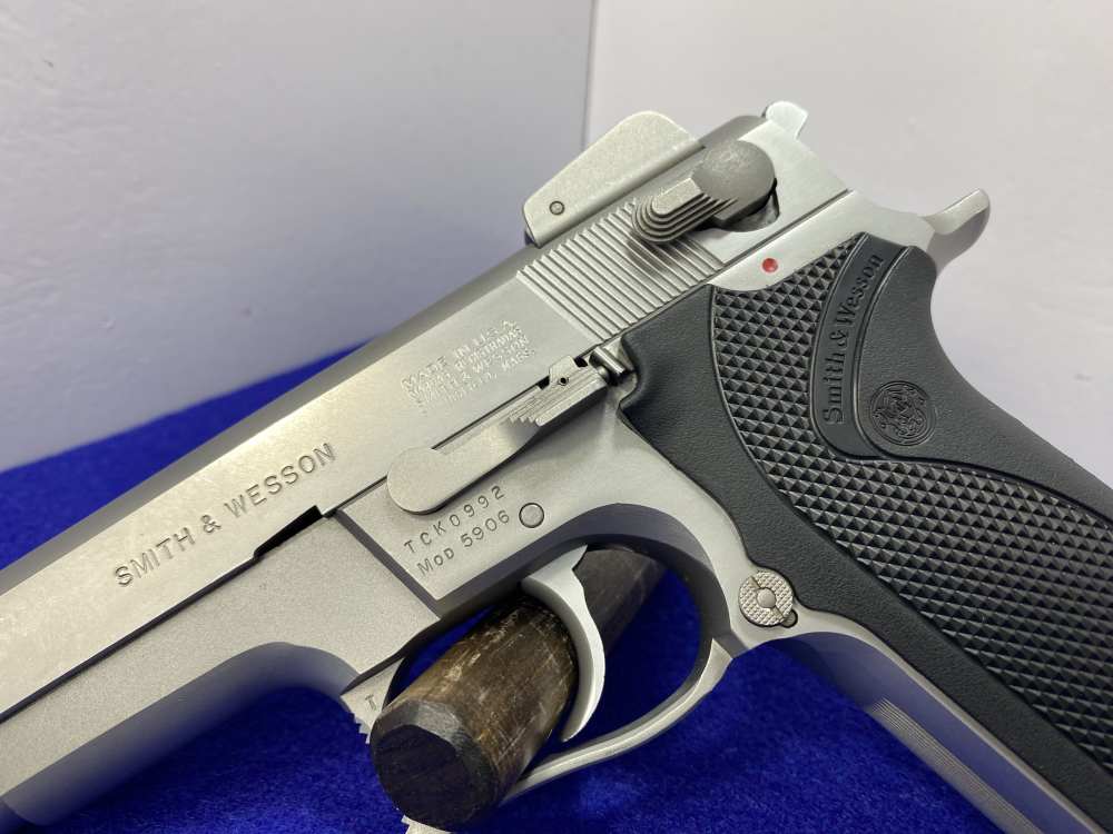 Smith Wesson Model 5906 9mm 4" *SQUARED CHECKERED TRIGGER GUARD*-img-8