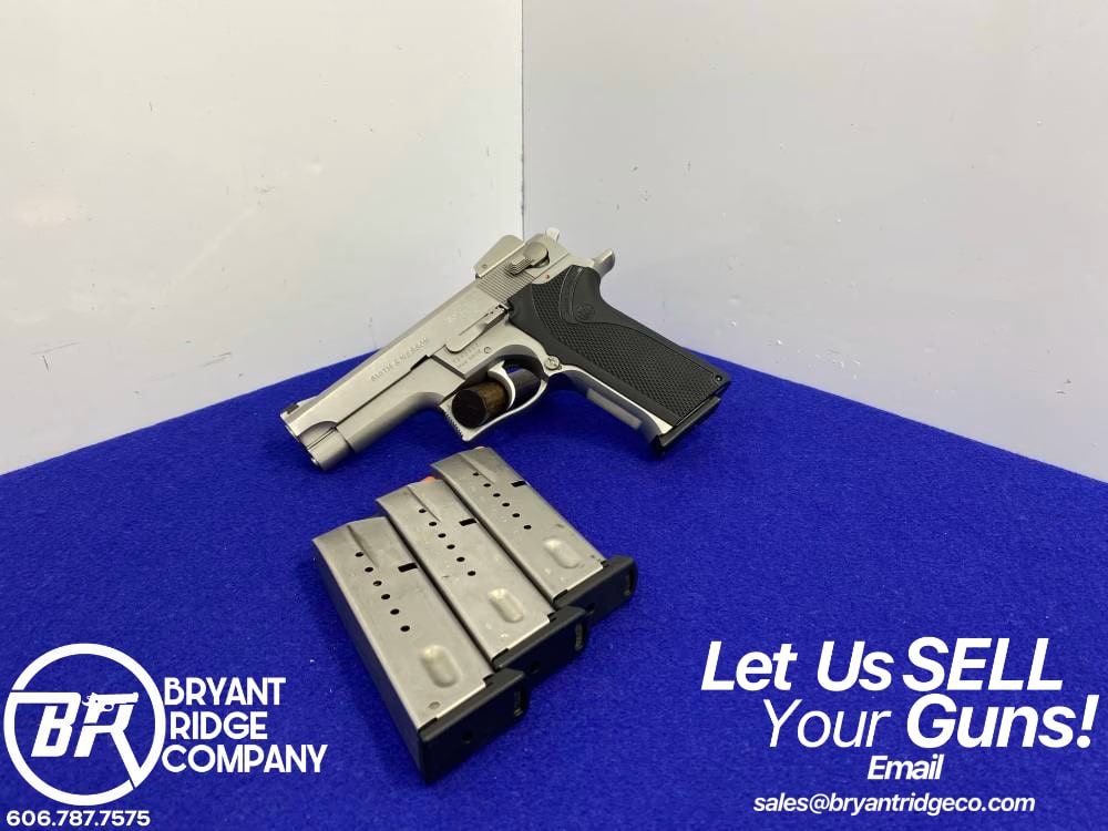 Smith Wesson Model 5906 9mm 4" *SQUARED CHECKERED TRIGGER GUARD*-img-0