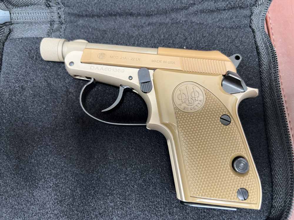 Beretta 21A Bobcat Covert FDE J212126 NIB-img-2