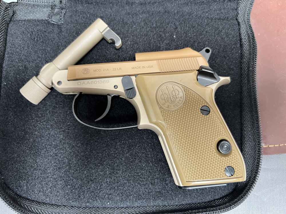 Beretta 21A Bobcat Covert FDE J212126 NIB-img-3