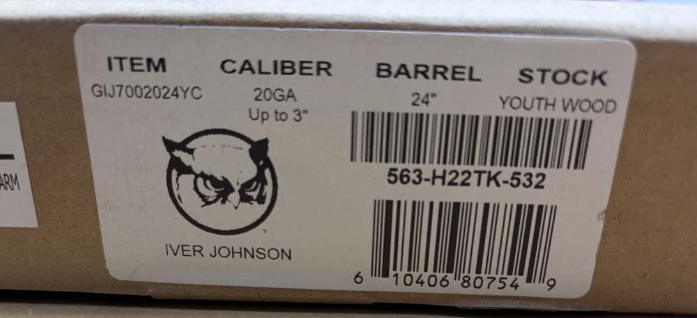 Iver Johnson IJ700 Youth MC3 20 GA 24" NEW IN BOX-img-11