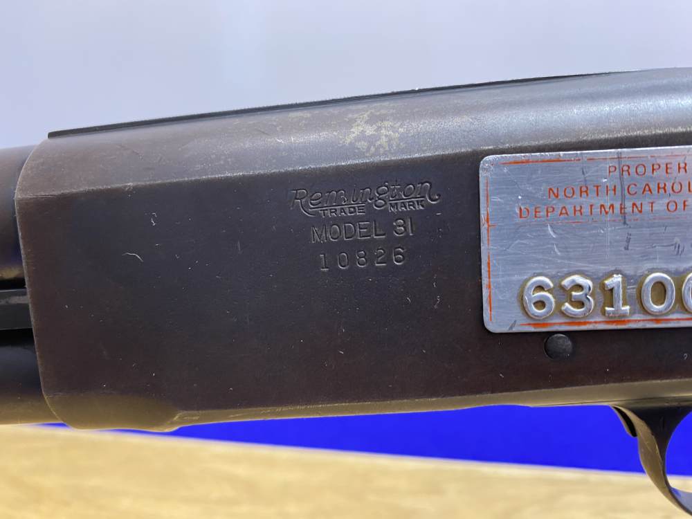 1935 Remington Model 31 12ga Blue*NORTH CAROLINA DEPARTMENT OF CORRECTION*-img-10