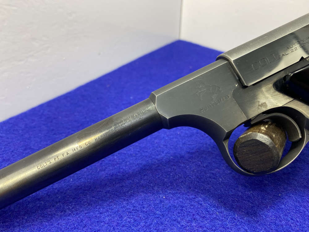 1955 Colt Huntsman .22LR Blue 6" *SECOND SERIES FRAME ARCHITECTURE*-img-11