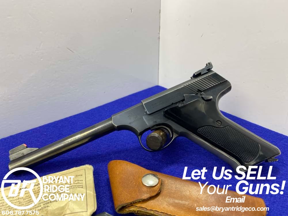 1955 Colt Huntsman .22LR Blue 6" *SECOND SERIES FRAME ARCHITECTURE*-img-0