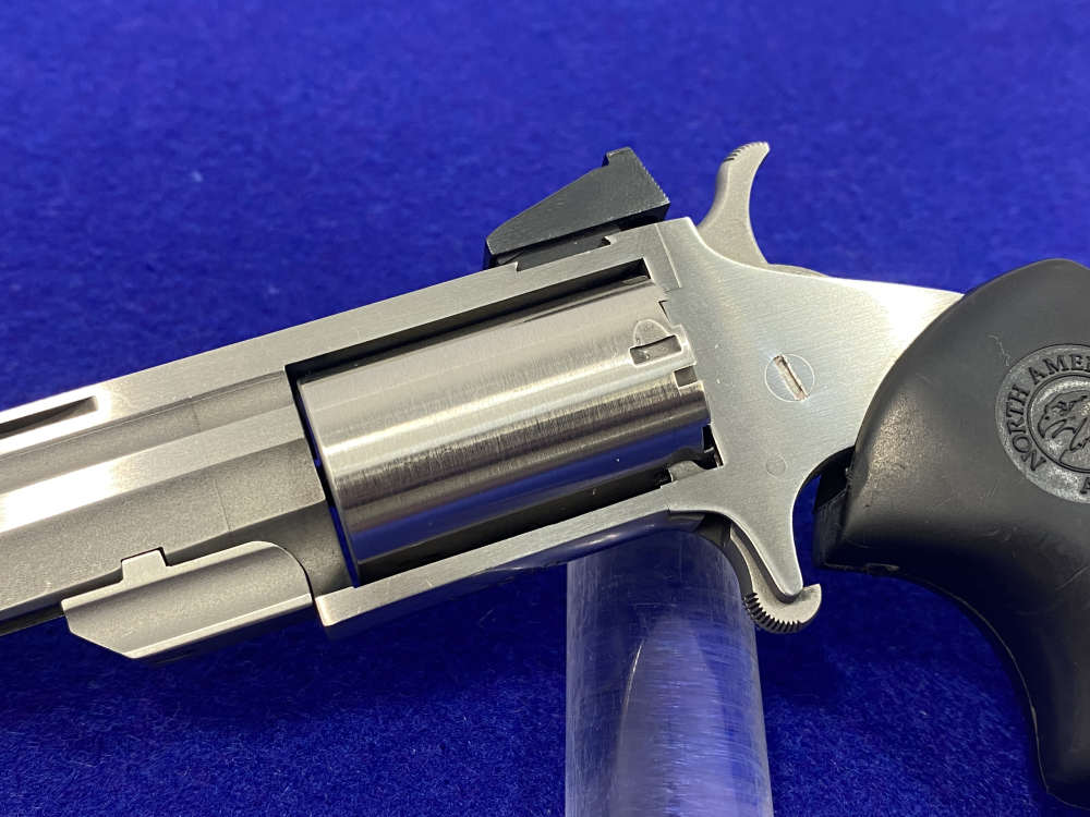 North American Arms NAA Earl .22WMR Stainless 4" *1860 STYLE MINI-REVOLVER*-img-5
