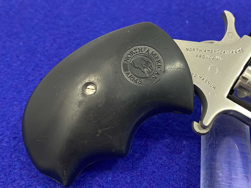North American Arms NAA Earl .22WMR Stainless 4" *1860 STYLE MINI-REVOLVER*-img-8