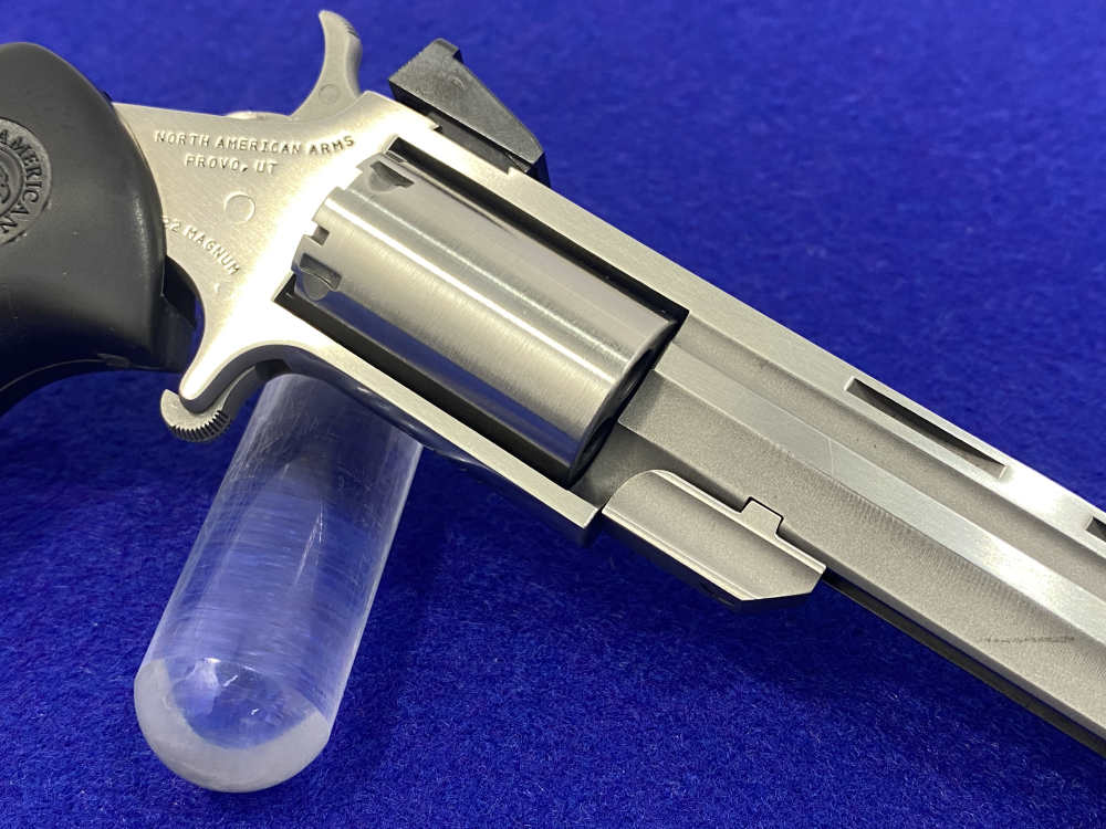 North American Arms NAA Earl .22WMR Stainless 4" *1860 STYLE MINI-REVOLVER*-img-10