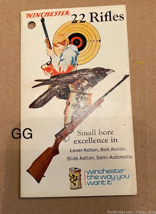 Winchester .22 Vintage Product Catalog Fold Out-img-0