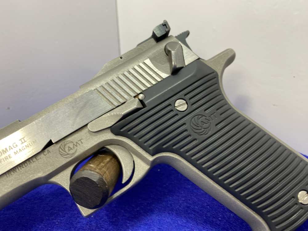 Arcadia Automag II .22 WMR SS 6" *FIRST RIMFIRE MAGNUM AUTOLOADER*-img-5
