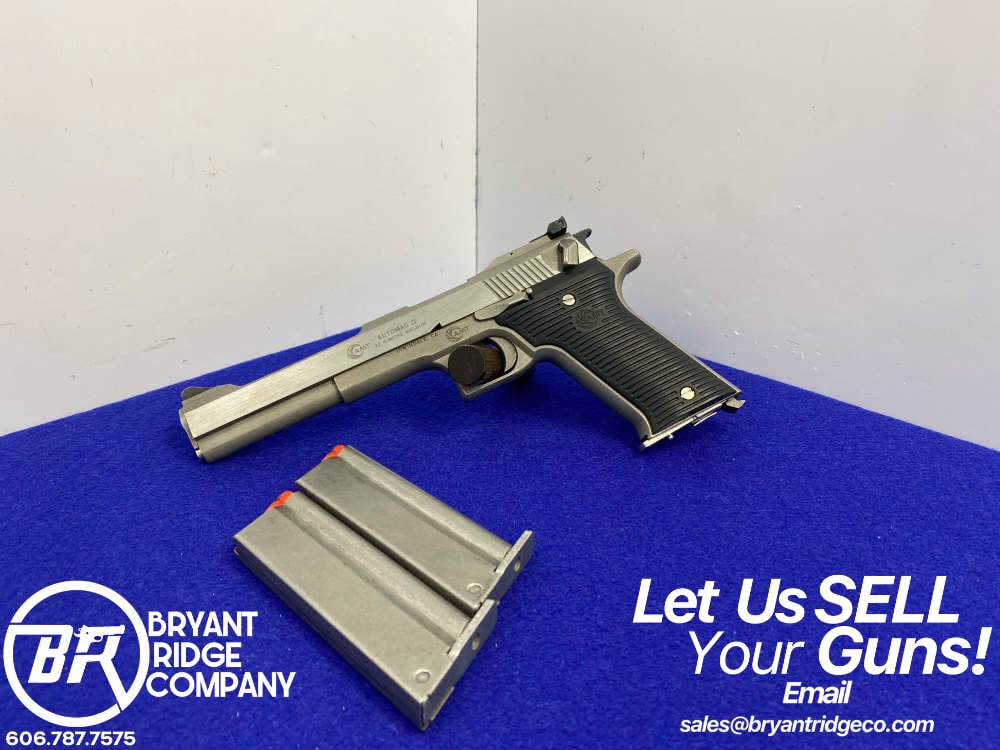 Arcadia Automag II .22 WMR SS 6" *FIRST RIMFIRE MAGNUM AUTOLOADER*-img-0