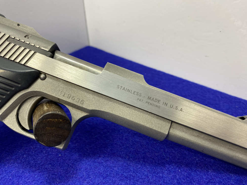 Arcadia Automag II .22 WMR SS 6" *FIRST RIMFIRE MAGNUM AUTOLOADER*-img-19