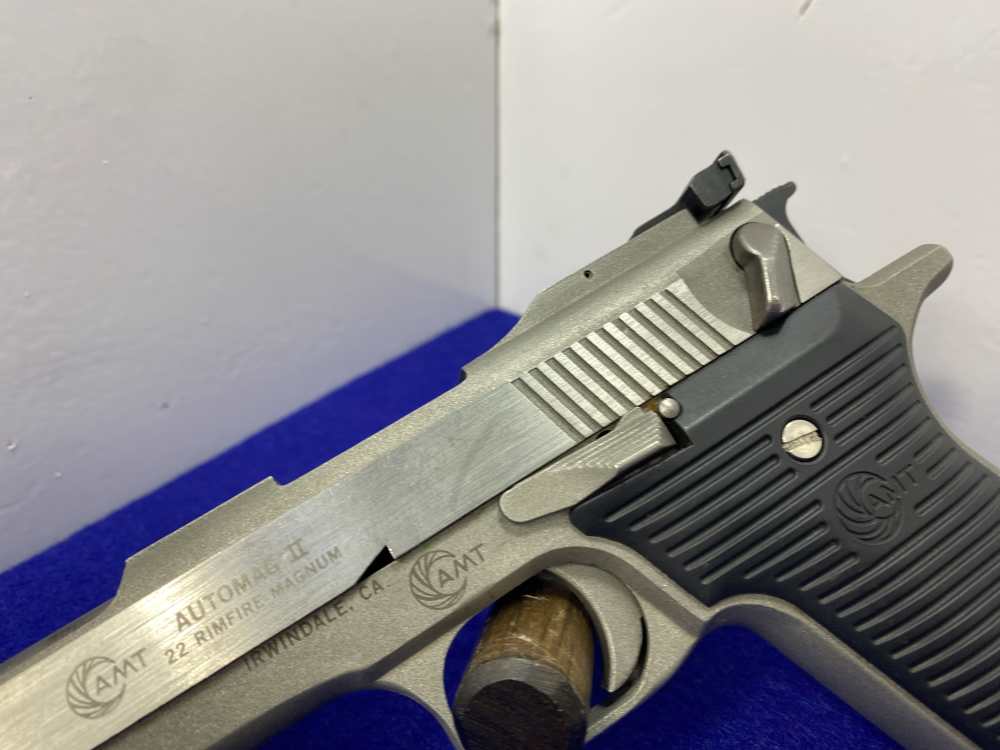 Arcadia Automag II .22 WMR SS 6" *FIRST RIMFIRE MAGNUM AUTOLOADER*-img-6
