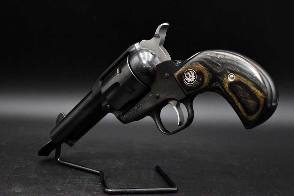 Ruger New Vaquero .45 Colt Birdshead Grip 3.75" BBL Blued Factory Case-img-3