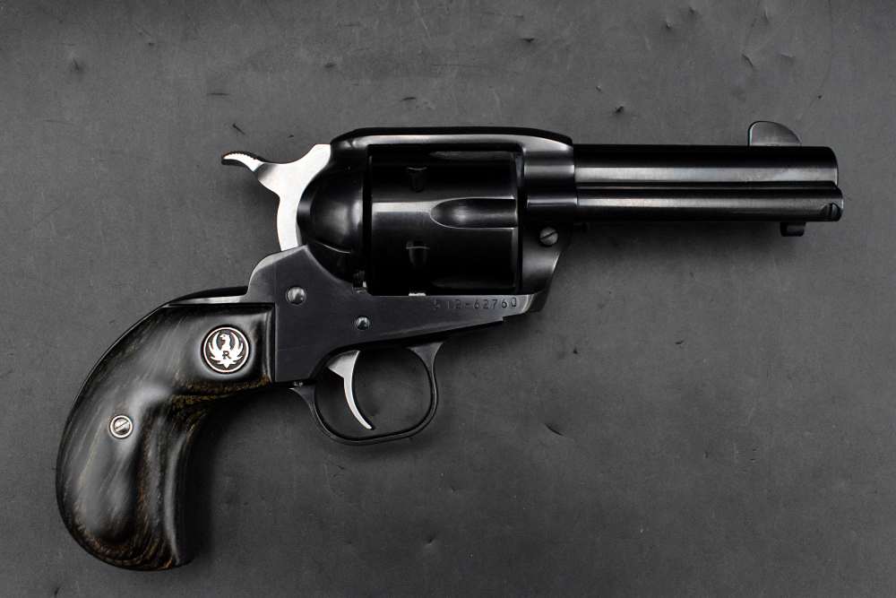 Ruger New Vaquero .45 Colt Birdshead Grip 3.75" BBL Blued Factory Case-img-27