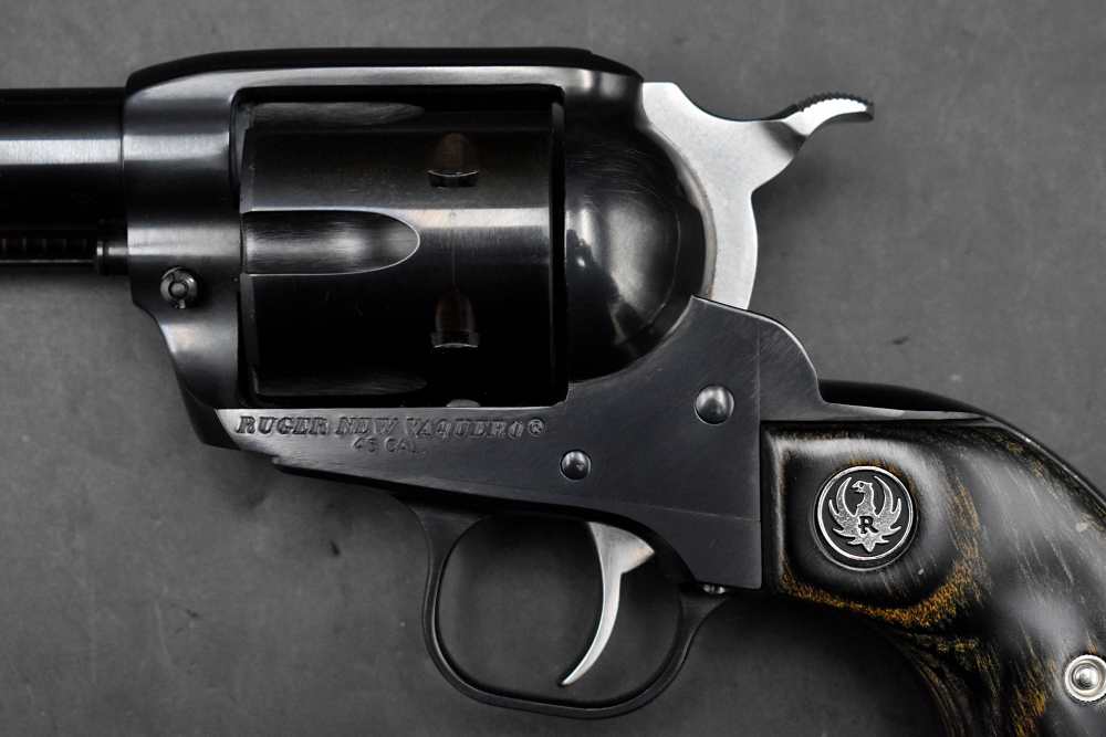 Ruger New Vaquero .45 Colt Birdshead Grip 3.75" BBL Blued Factory Case-img-22
