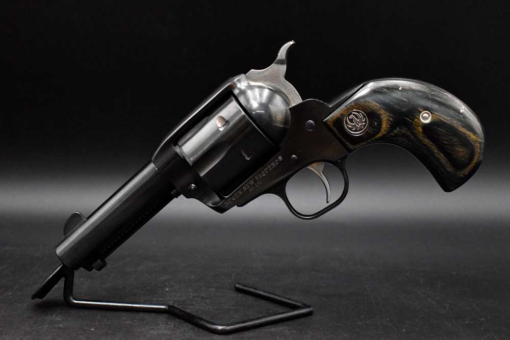 Ruger New Vaquero .45 Colt Birdshead Grip 3.75" BBL Blued Factory Case-img-2