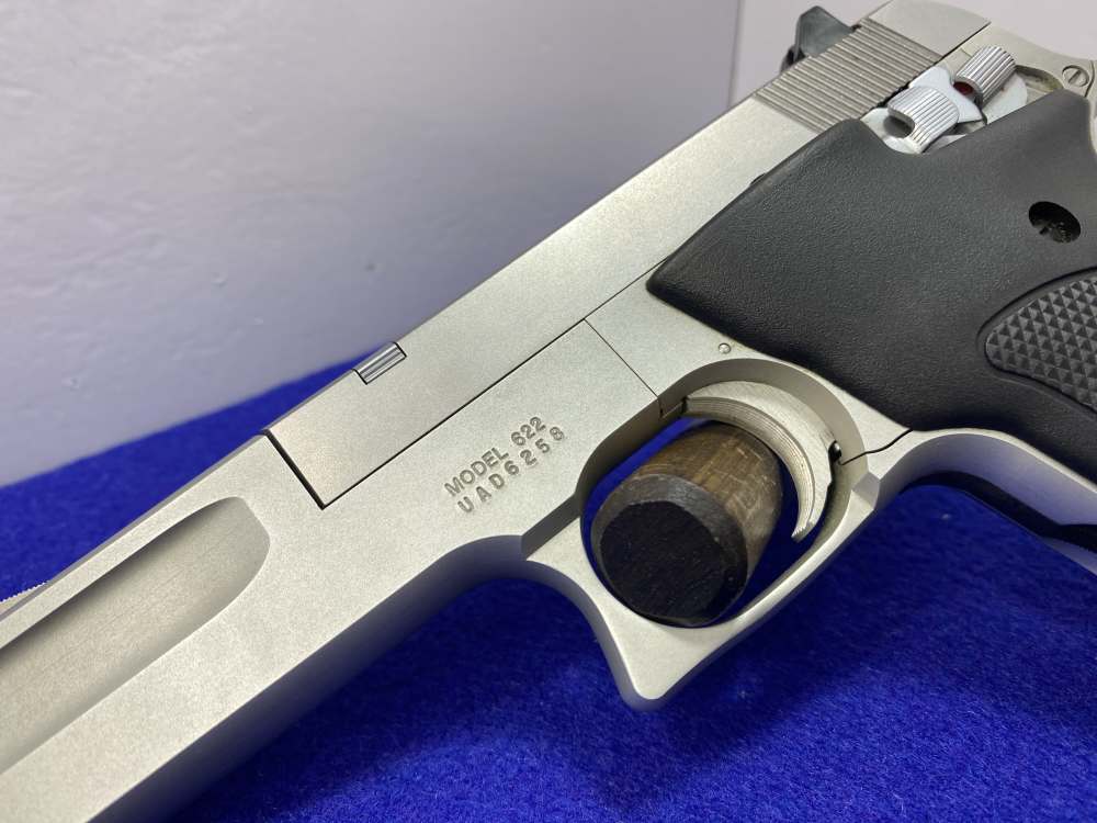 Smith Wesson Model 622 .22 LR SS 4.5" *DISCONTINUED RIMFIRE TARGET PISTOL*-img-8
