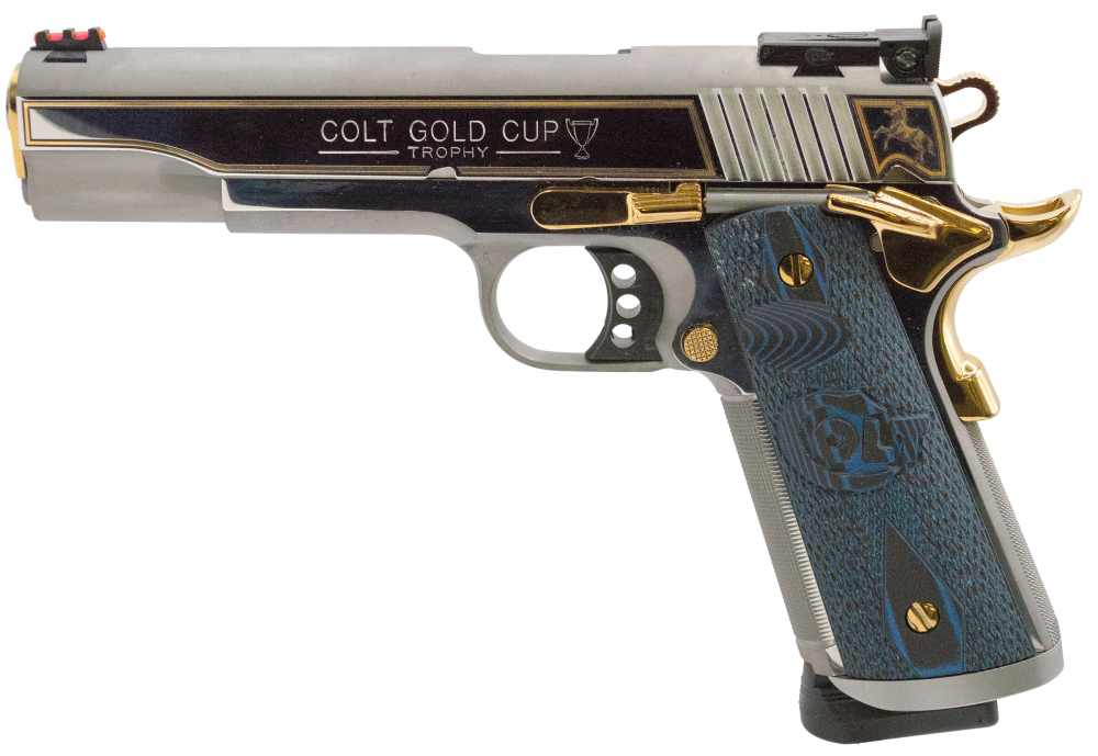 COLT GOLD CUP TROPHY ELITE POLISHED STAINLESS 9MM 5" 56768 1911-img-1