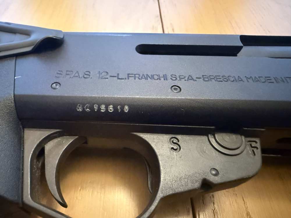 Franchi SPAS-12 1987 FIE Folding Stock Hook + Franchi Fixed Stock 12GA-img-9