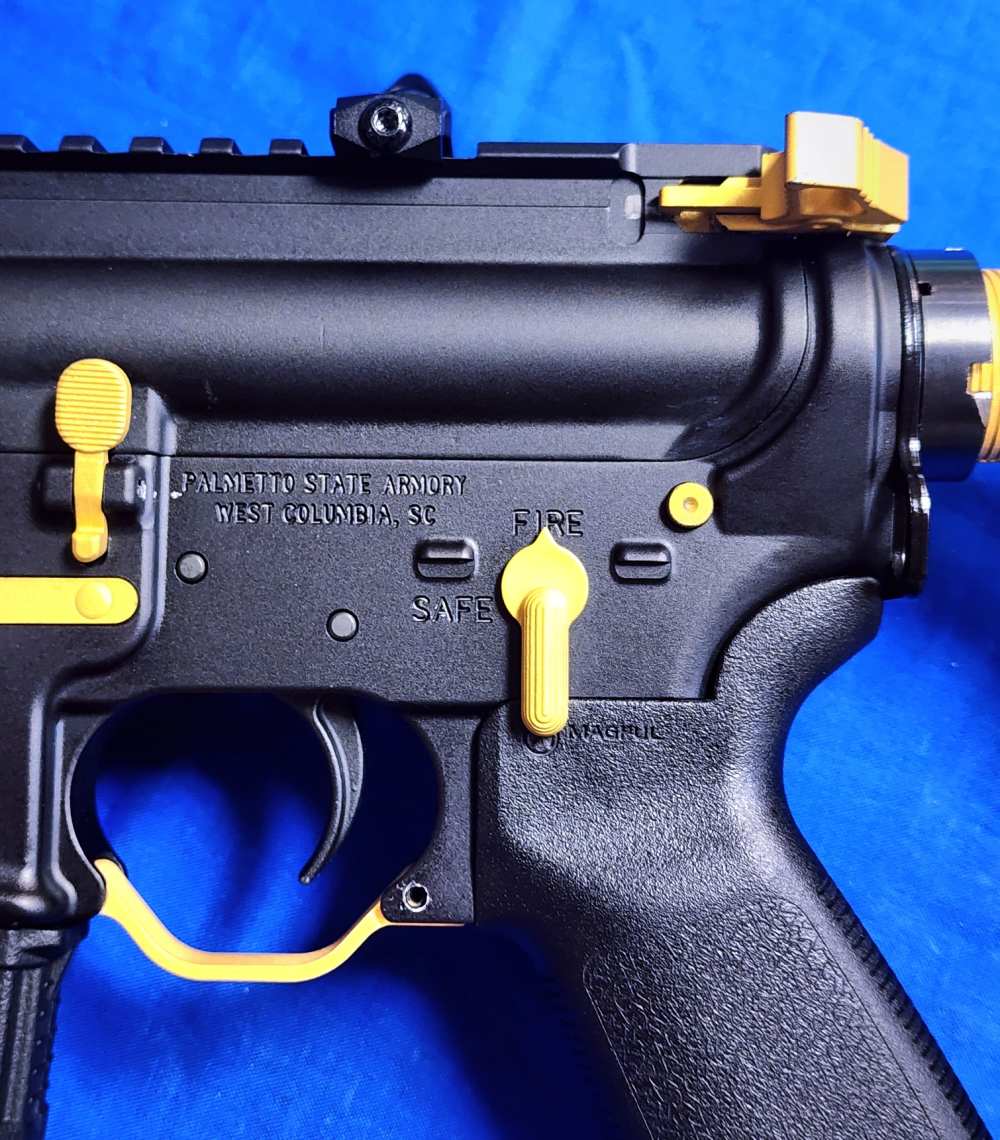 PSA PA-15 PISTOL .300 BLK 8" - UPGRADED W/ GOLD ACCENTS-img-6