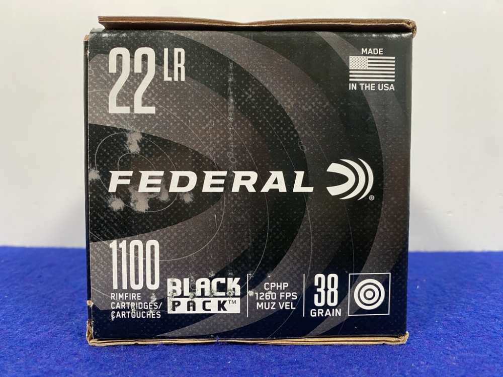 Federal .22LR 1,100Rds Rimfire Cartridges *BLACK PACK* -img-4