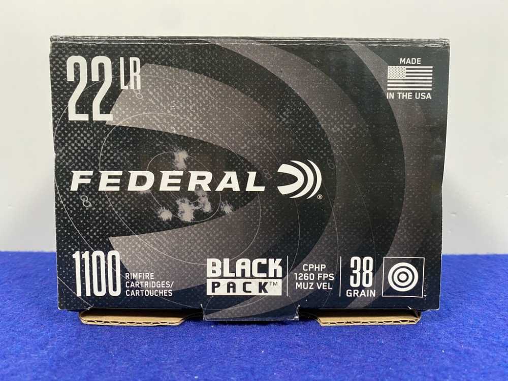 Federal .22LR 1,100Rds Rimfire Cartridges *BLACK PACK* -img-8