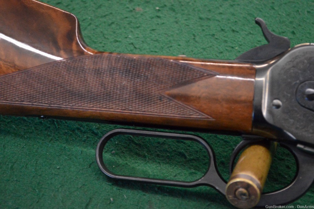Winchester, 1886 extra light rifle, .45-70 GOVT, Engraved high grade RARE!-img-20