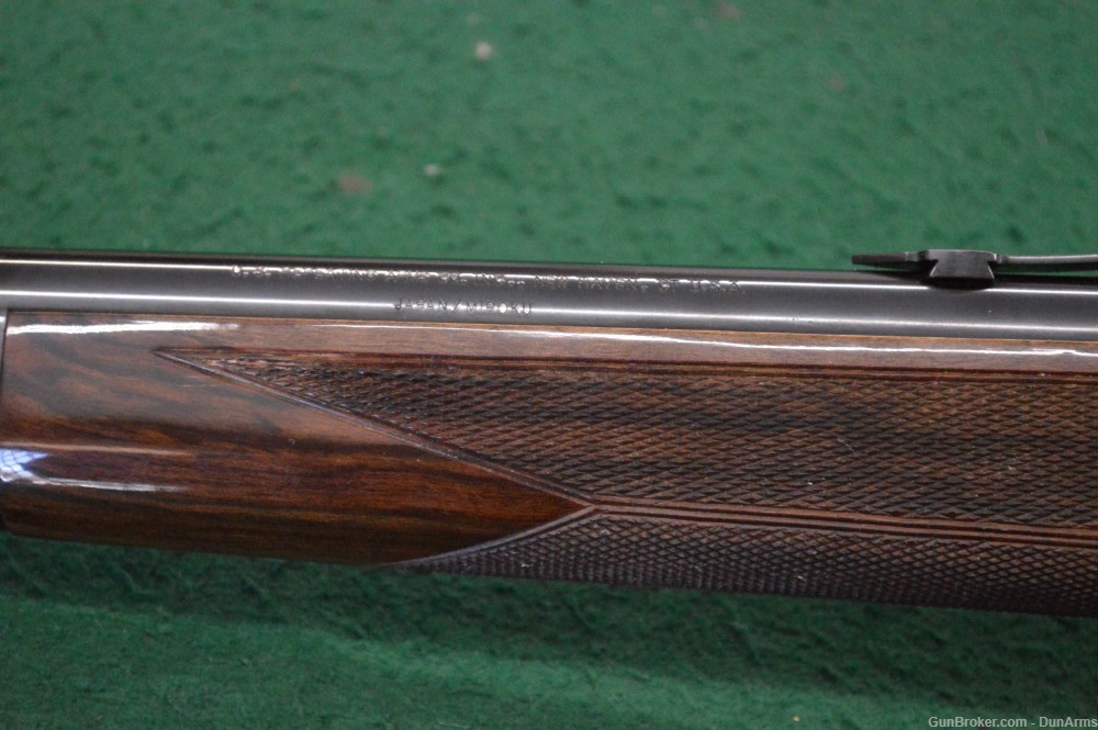 Winchester, 1886 extra light rifle, .45-70 GOVT, Engraved high grade RARE!-img-8