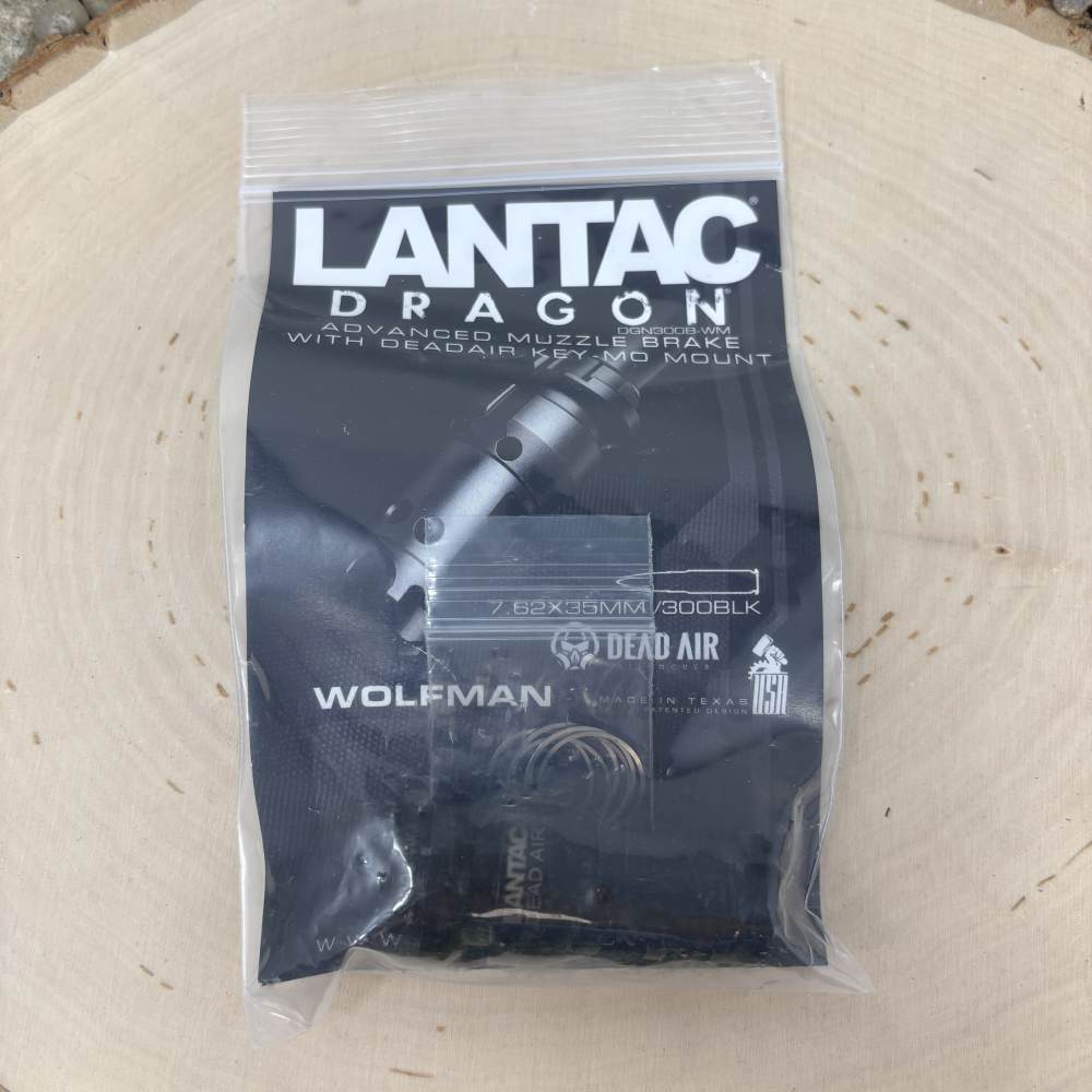 Lantac Dragon Dead Air KEY-MO Wolfman Muzzle Brake .300 Blackout-img-0