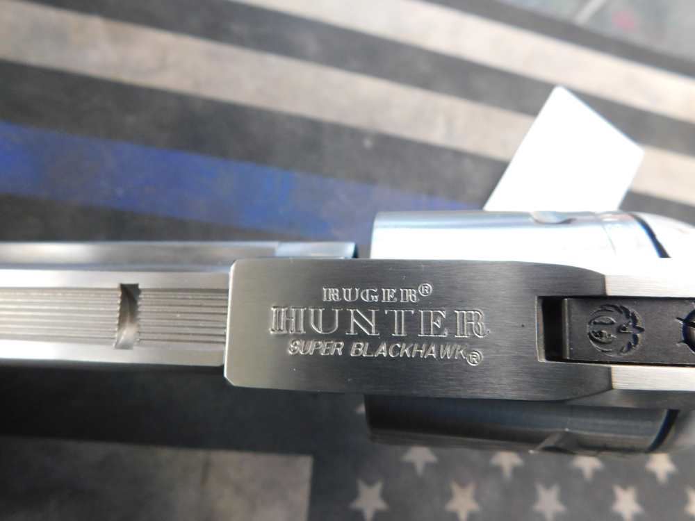 Ruger New Model SuperBlack Hawk Hunter 44 Mag Revolver-img-2