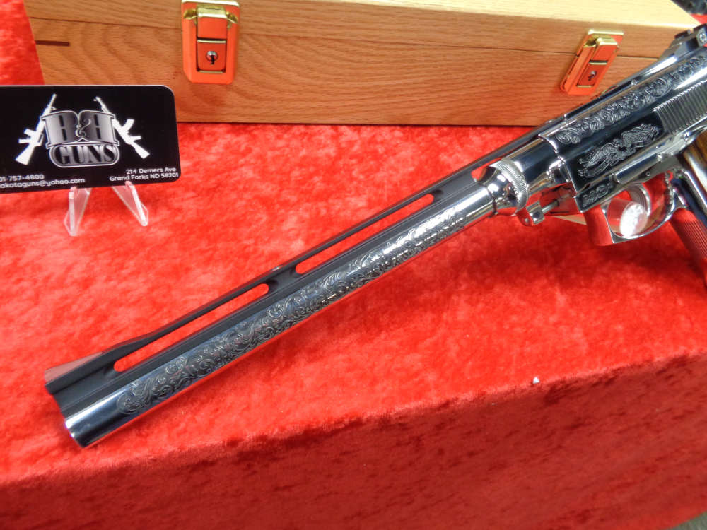 Wildey Survivor Commemorative Engraved 45 WIN MAG 10" Case Collector Grade-img-11