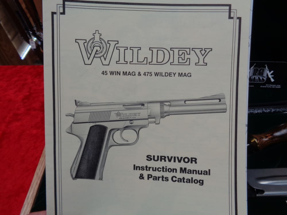 Wildey Survivor Commemorative Engraved 45 WIN MAG 10" Case Collector Grade-img-36