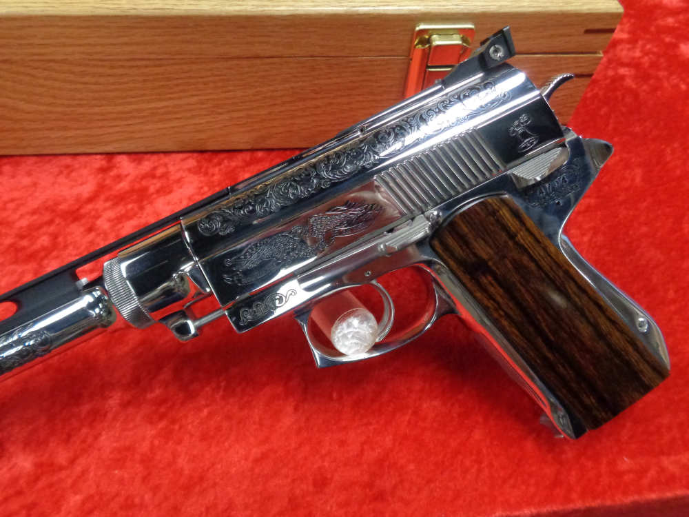 Wildey Survivor Commemorative Engraved 45 WIN MAG 10" Case Collector Grade-img-10