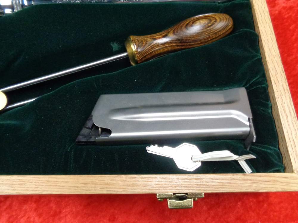 Wildey Survivor Commemorative Engraved 45 WIN MAG 10" Case Collector Grade-img-32