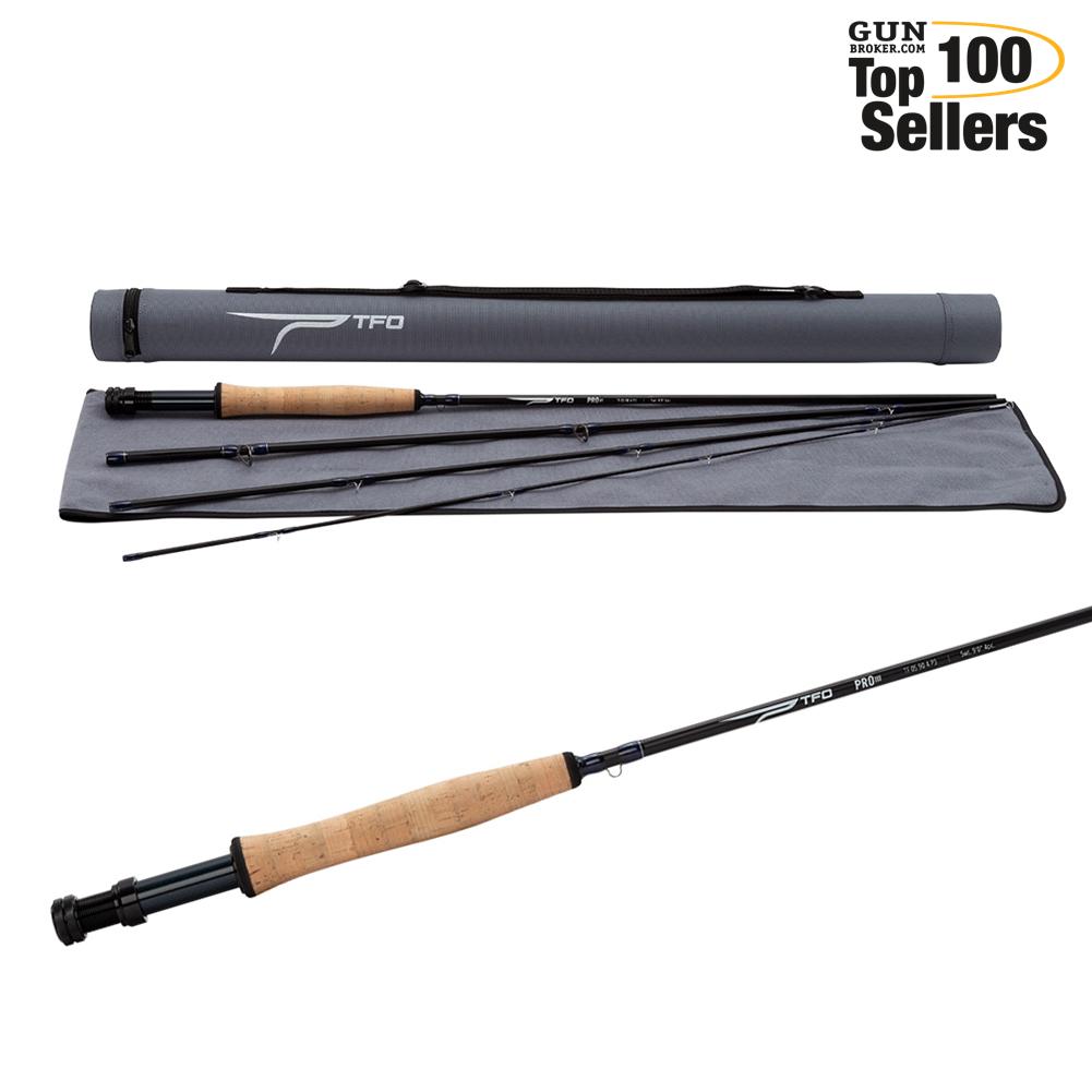 TFO Pro III 7ft 6in 3wt 4pc Fly Rod (TF-03-76-4-P3)-img-0