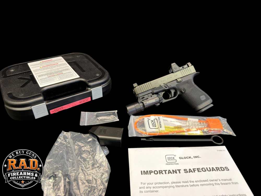 READY TO ROCK! GLOCK 19 GEN 6 W/ TRIJICON RMR TYPE 2 & SUREFIRE X-300U -img-0