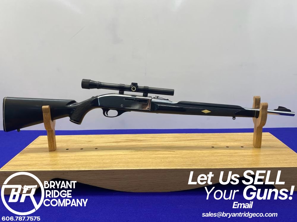 1968 Remington Nylon 66 Apache Black .22 LR Chrome 19.6" *WEAVER D6 SCOPE*-img-0