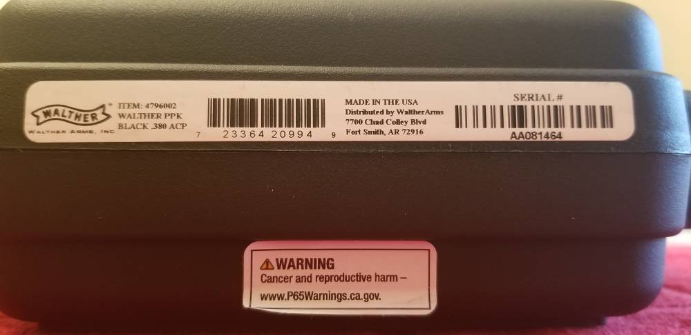 Walther PPK .380acp Black (NIB) Unfired-img-14