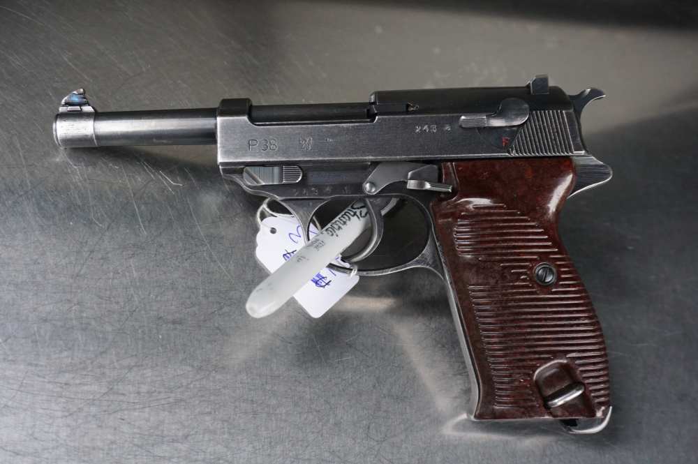 Mauser P38 9mm 9x19 WW2 WWII German Military Holster 2 Magazines-img-5