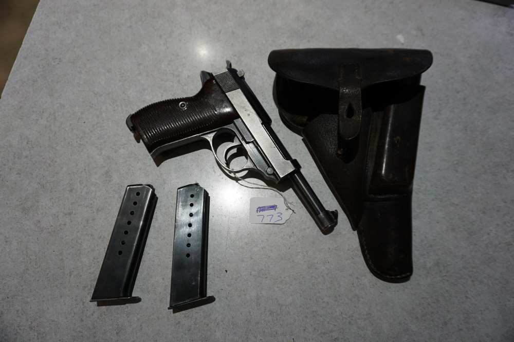 Mauser P38 9mm 9x19 WW2 WWII German Military Holster 2 Magazines-img-0