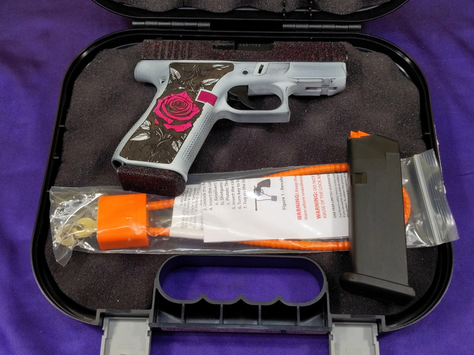Glock 43X 9mm Luger Tango Rose-img-0