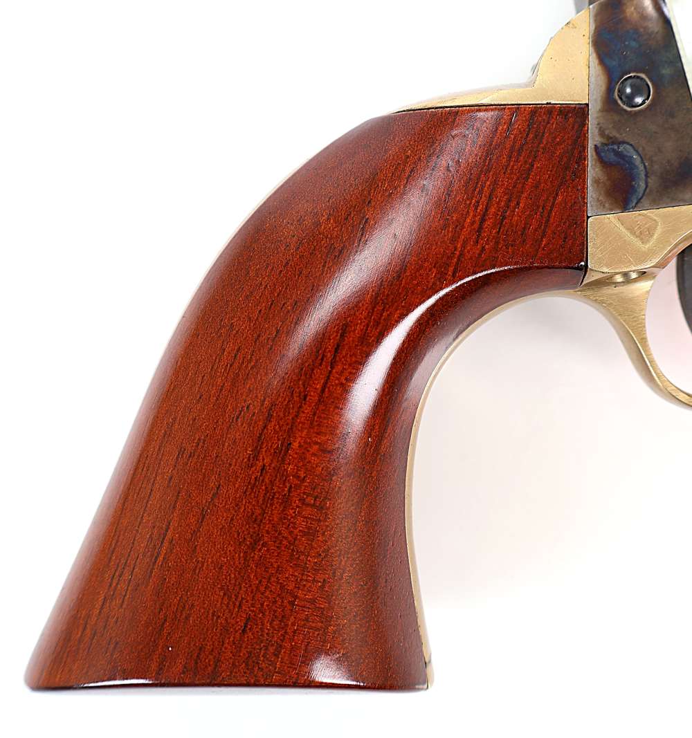 Uberti 1851 Navy Oval Black Powder Revolver 36 Caliber 7.5" Blued Barrel -img-8
