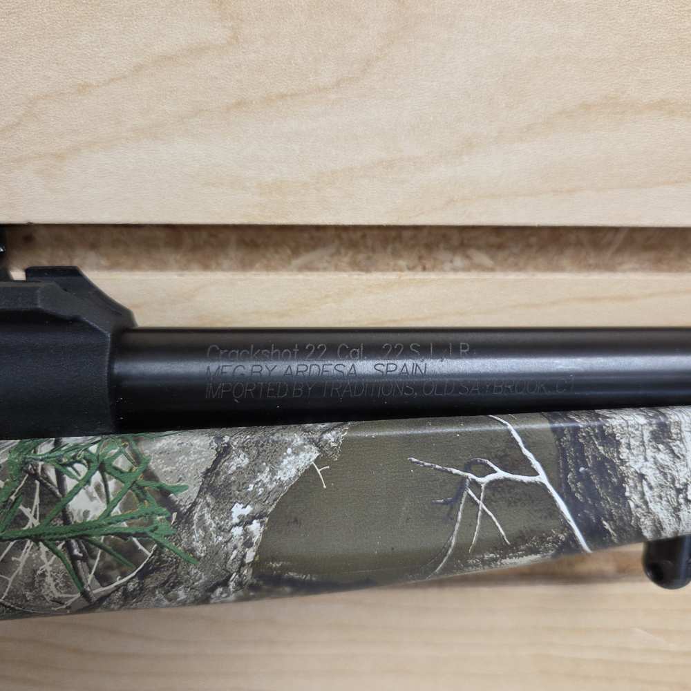 Traditions Crackshot XBR .22 LR Rifle + Arrow Launcher Package-img-5