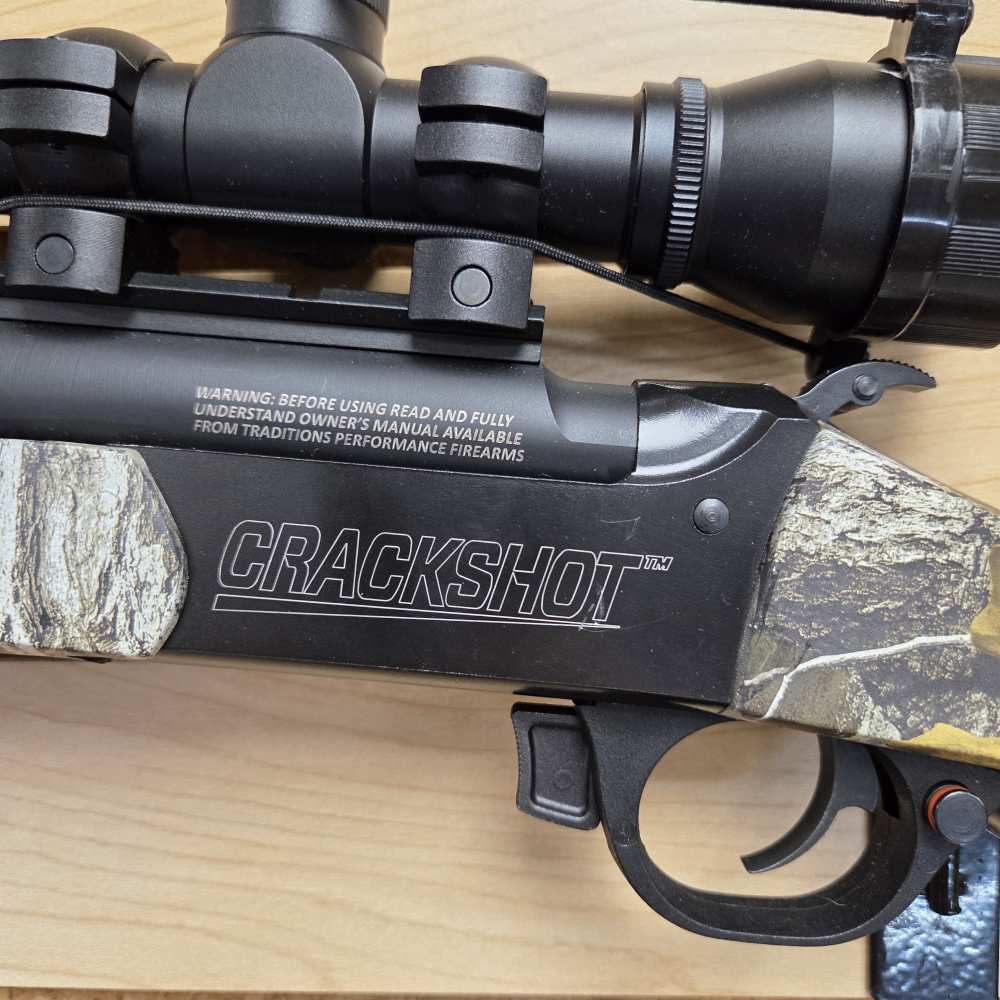 Traditions Crackshot XBR .22 LR Rifle + Arrow Launcher Package-img-11