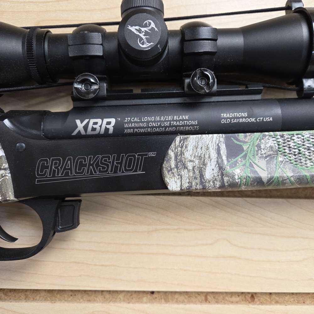 Traditions Crackshot XBR .22 LR Rifle + Arrow Launcher Package-img-4