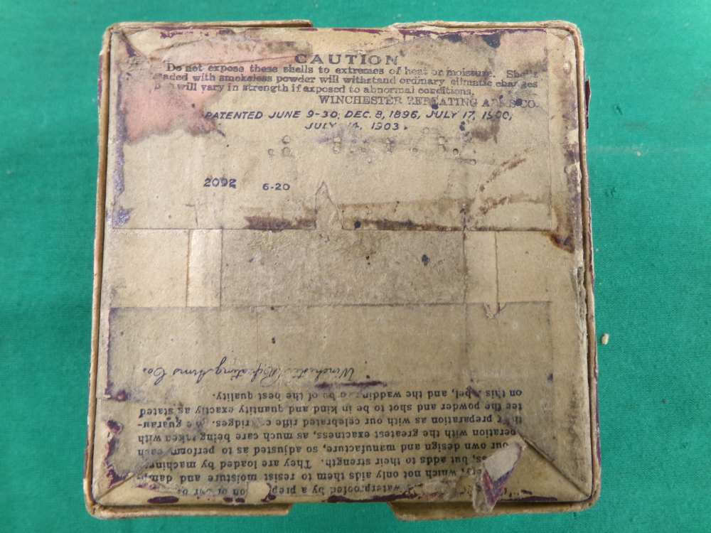 WINCHESTER REPEATER 28 GA #4 PAPER SHOT SHELLS 2 PIECE BOX RARE VINTAGE -img-7